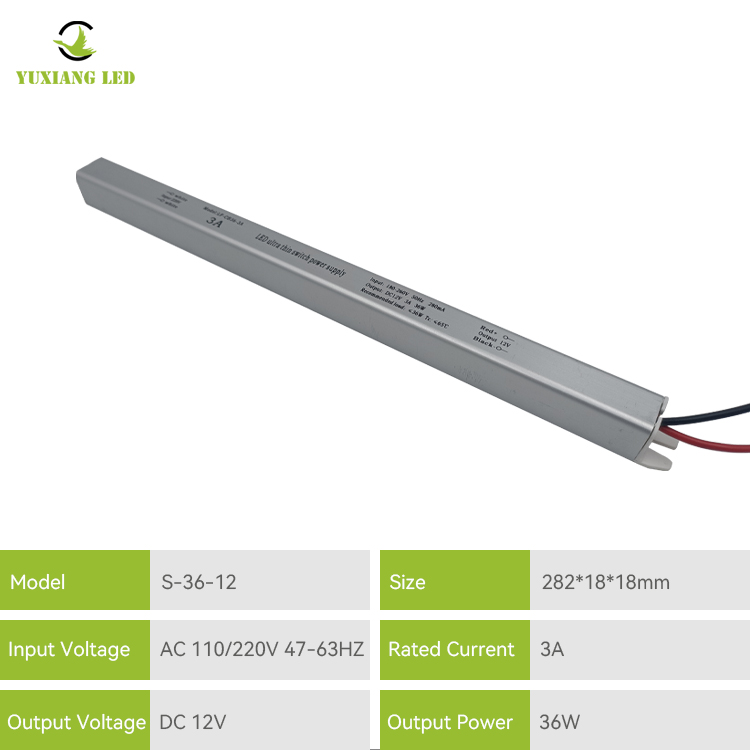 12v 3a Ultra İnce Led Güç Kaynağı