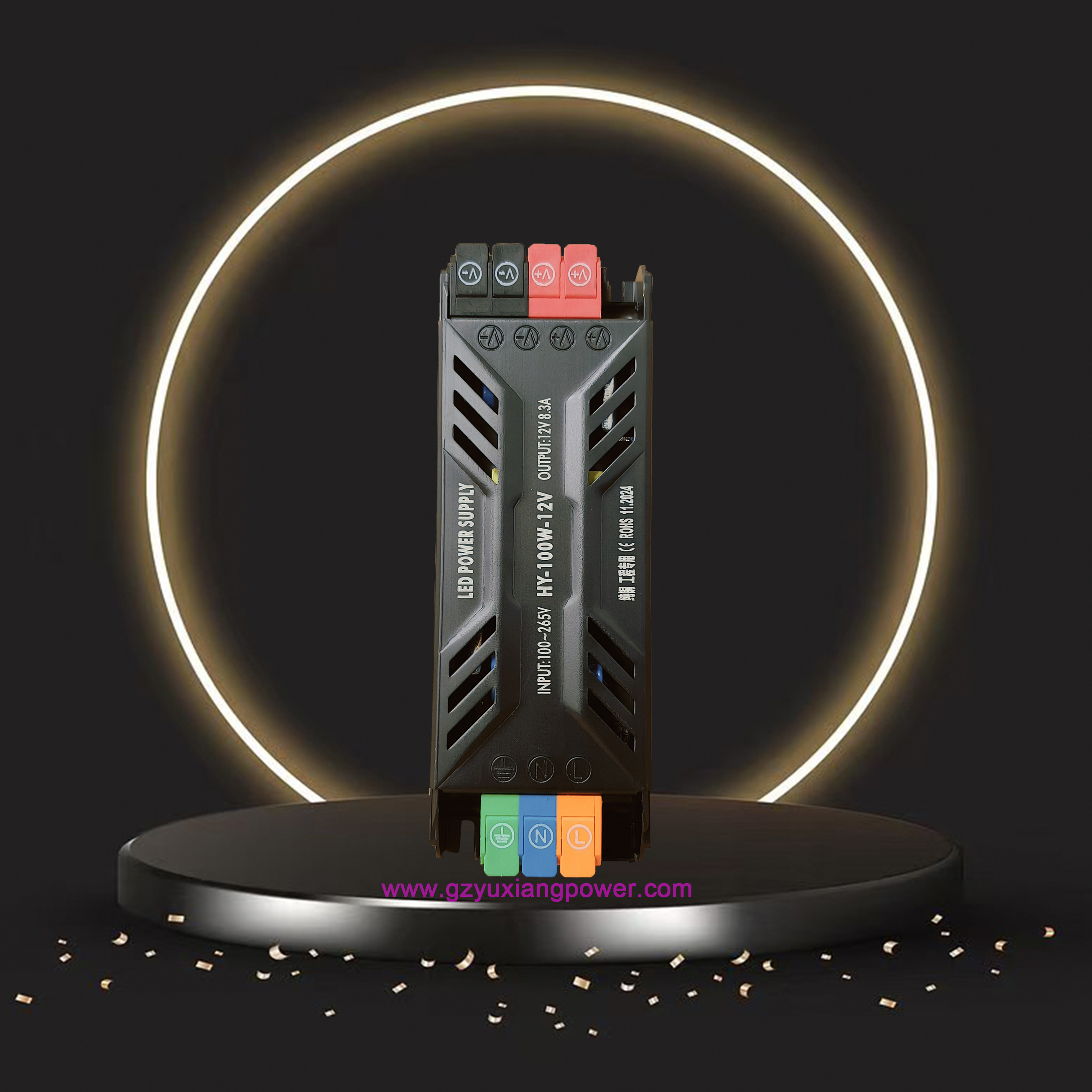 12V/24V LED aydınlatmalı mektup reklamı ince anahtarlama güç kaynağı