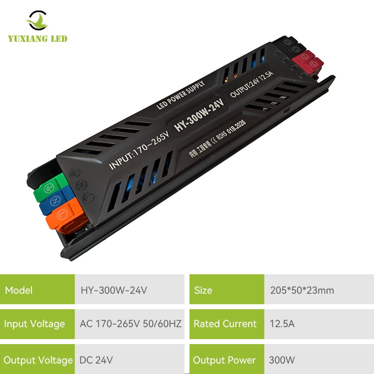 DC 24V 400W Ultra-ince Yarı-saksı LED Güç Kaynağı