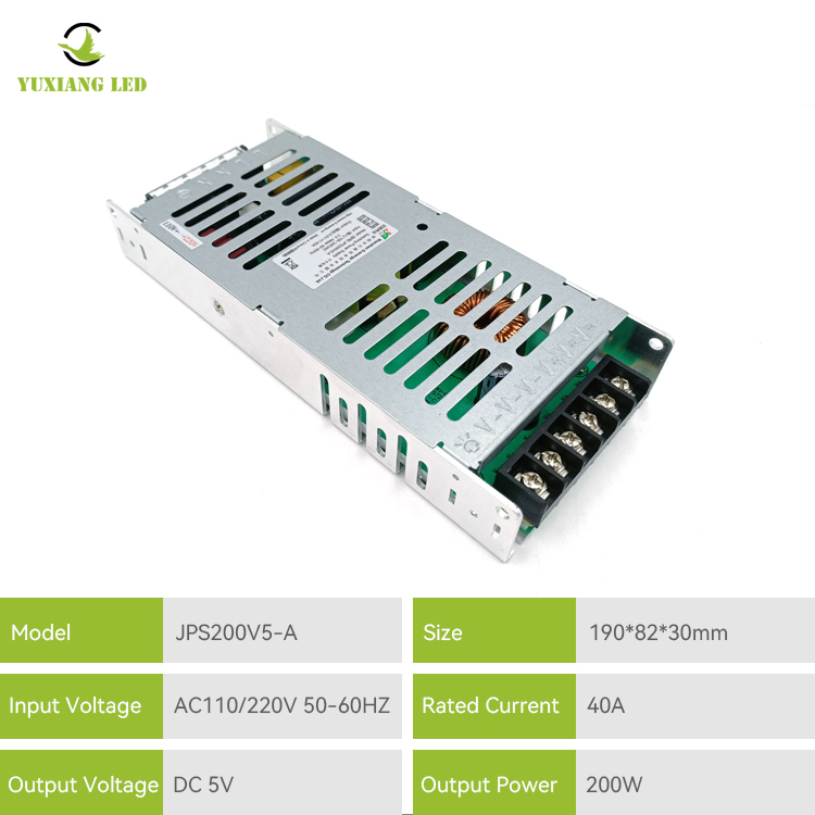 JPS200V5-A 5v 40a Led Ekran Güç Kaynağı